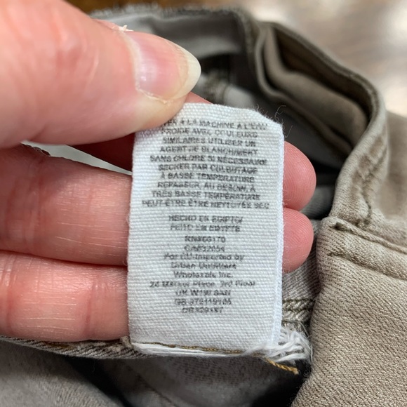 Free People easy going jeggings khaki size 26 - Picture 7 of 9